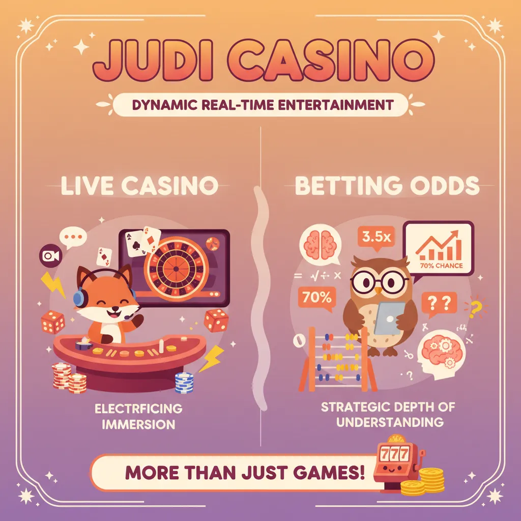 Judi Casino: Live Casino and Betting Odds